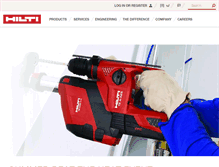 Tablet Screenshot of hilti-experts.com